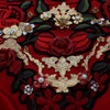 Dolce & Gabbana Red Silk Crystal Roses Shorts