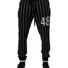 Dolce &amp; Gabbana – Jogginghose mit schwarzen und weißen Streifen