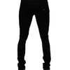 Dolce &amp; Gabbana Schwarze Skinny-Jeans aus Baumwollstretch für Herren