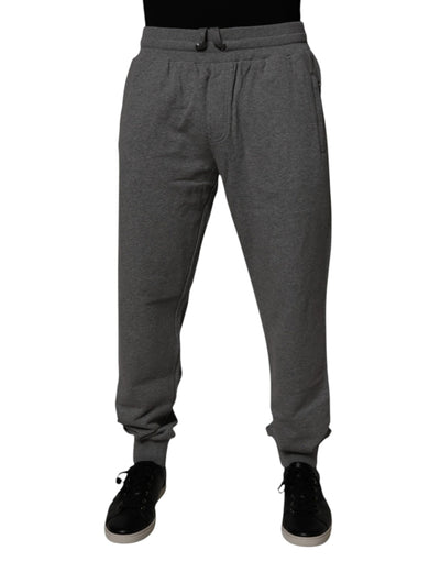 Dolce &amp; Gabbana Graue Jogginghose aus Baumwolle mit Logo für Herren