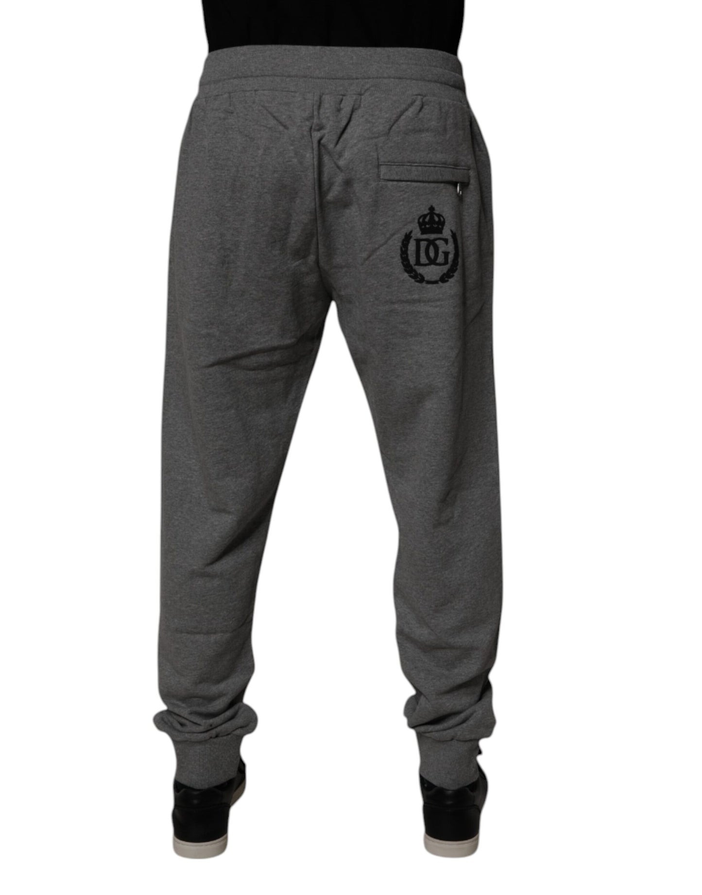 Dolce &amp; Gabbana Graue Jogginghose aus Baumwolle mit Logo für Herren