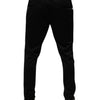 Dolce & Gabbana Black Polyester Men Jogger Sweatpants Pants