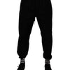 Dolce &amp; Gabbana Schwarze Jogginghose aus Baumwolle für Herren