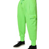 Dolce & Gabbana Neon Green Cargo Jogger Men Sweatpants Pants