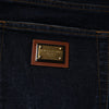 Dolce & Gabbana Dark Blue Cotton Stretch Skinny Denim Jeans