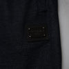 Dolce & Gabbana Black Jacquard Cotton Jogger Sweatpants Pants