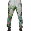 Dolce & Gabbana Multicolor Tropical Jogger Sweatpants Pants