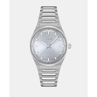 Hugo Boss Silver Stainless Steel Dress Watch