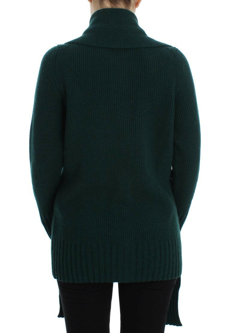 Dolce & Gabbana Green Knitted Cashmere Cardigan
