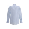 Finamore Light Blue Linen Dress Shirt