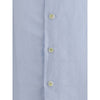 Finamore Light Blue Linen Dress Shirt