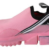 Dolce & Gabbana Pink Low Top Sorrento Sneakers Slip On Casual Shoes
