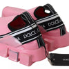 Dolce & Gabbana Pink Low Top Sorrento Sneakers Slip On Casual Shoes