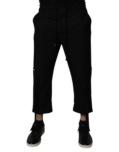 Dolce &amp; Gabbana Schwarze Polyester-Kurze Hose für Herren