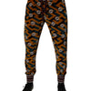 Dolce & Gabbana Multicolor Logo Monogram Jogger Sweatpants Pants