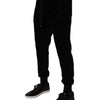 Dolce &amp; Gabbana Schwarze Jogginghose aus Baumwolle für Herren