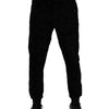 Dolce &amp; Gabbana Schwarze Jogginghose aus Baumwolle für Herren