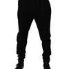 Dolce & Gabbana Black Cotton Stretch Skinny Pants