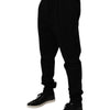 Dolce & Gabbana Black Cotton Stretch Skinny Pants