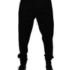 Dolce &amp; Gabbana – Schwarze Jogginghose aus Baumwollmischung