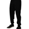 Dolce &amp; Gabbana – Schwarze Jogginghose aus Baumwollmischung
