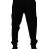 Dolce &amp; Gabbana – Schwarze Jogginghose aus Baumwollmischung