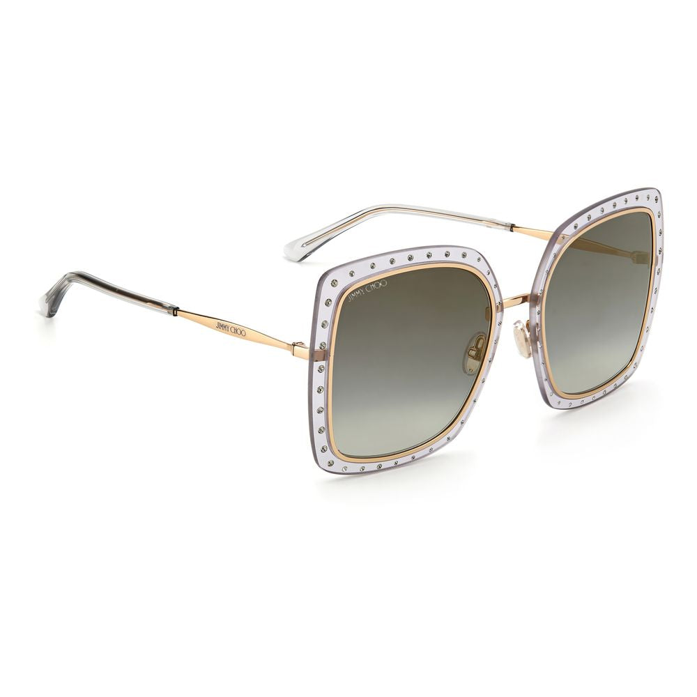 Jimmy Choo Sonnenbrille aus goldenem Metall