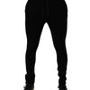 Dolce & Gabbana Black Cashmere Jogger Men Sweatpants Pants