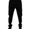 Dolce &amp; Gabbana Schwarze Herren-Enge-Hose aus Baumwolle