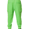 Dolce & Gabbana Neon Green Cargo Jogger Men Sweatpants Pants