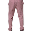 Dolce & Gabbana Pink Cotton Stretch Chino Pants