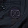 Dolce & Gabbana Dark Blue Cotton Bermuda Sweatshorts Shorts