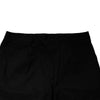 Dolce & Gabbana Black Cotton Stretch Mid Waist Bermuda Shorts