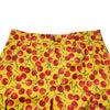 Dolce & Gabbana Yellow Cherry Print Cotton Men Bermuda Shorts