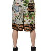Dolce & Gabbana Multicolor Floral Print Men Bermuda Shorts
