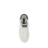 Dolce & Gabbana White Calf Leather Bos Taurus Low Top Sneakers