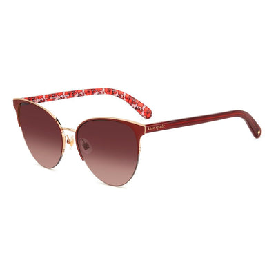 Kate Spade – Rote Sonnenbrille aus Metall