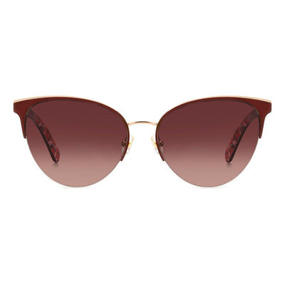 Kate Spade – Rote Sonnenbrille aus Metall