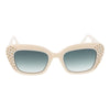 Maje Cream Acetate Sunglasses