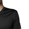 Dolce & Gabbana Dark Gray Silk V-neck Short Sleeves T-shirt