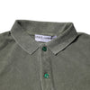 Dolce & Gabbana Army Green Logo Plaque Cotton Polo Shirt T-shirt