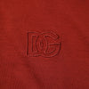 Dolce & Gabbana Red Cotton DG Logo Collared Men Polo T-shirt