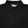 Dolce & Gabbana Black Cotton DG Logo Collared Polo T-shirt