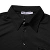 Dolce &amp; Gabbana – Schwarzes Polo-T-Shirt aus Polyester mit DG-Logo und Kragen