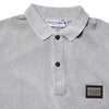 Dolce & Gabbana Gray Logo Plaque Cotton Men Polo Shirt T-shirt
