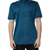 Dolce & Gabbana Blue Logo Cotton Men Polo Shirt T-shirt
