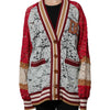 Dolce & Gabbana Multicolor Floral Lace Cardigan Sweater