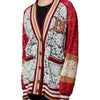 Dolce & Gabbana Multicolor Floral Lace Cardigan Sweater