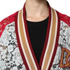 Dolce & Gabbana Multicolor Floral Lace Cardigan Sweater