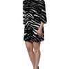 Dolce & Gabbana Black White Zebra A-line Sheath Mini Dress